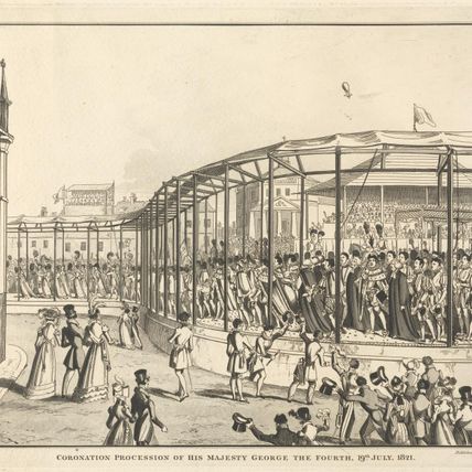 Coronation Procession of H. M. George IV, 19 July 1821