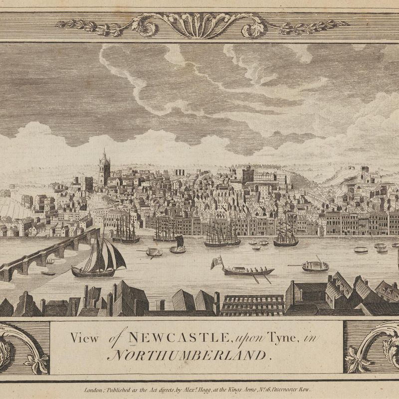 View of Newcastle, upon Tyne, in Northumberland