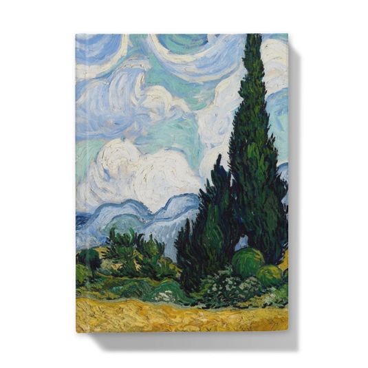 Wheat Field with Cypresses Hardback Journal Smartify Essentials