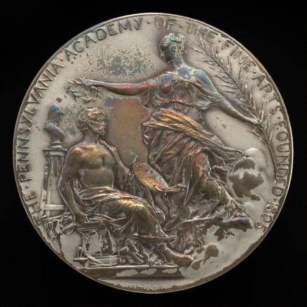 Pennsylvania Academy of the Fine Arts Founder's Medal (obverse)