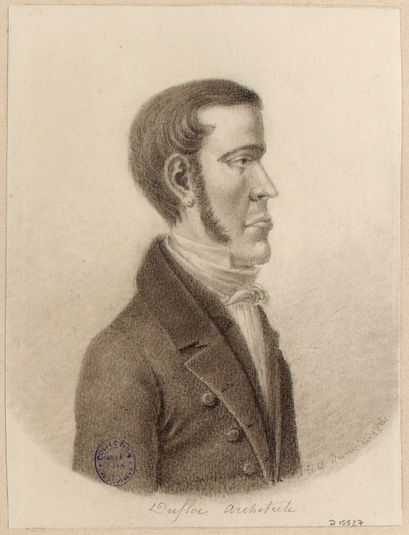 Portrait de l'architecte Dufloc, janvier 1861