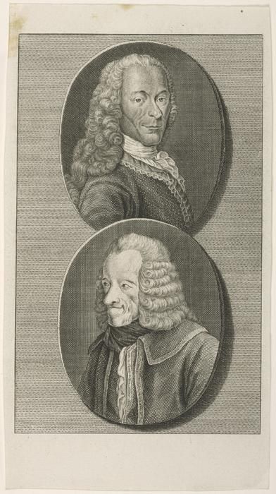 Deux portraits de Voltaire