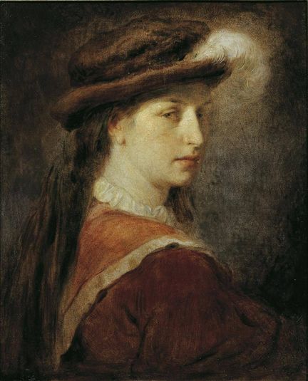 Lady with a Feathered Hat