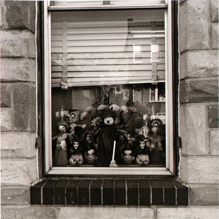 Ann Benvenga's Halloween Window, Gough Street, Highlandtown