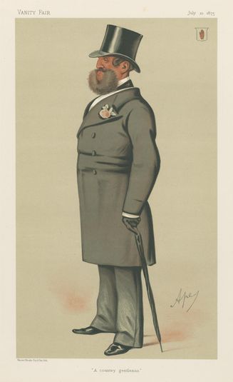 Politicians - Vanity Fair. 'A country gentleman'. Sir Henry Josias Stracey. 10 July 1875