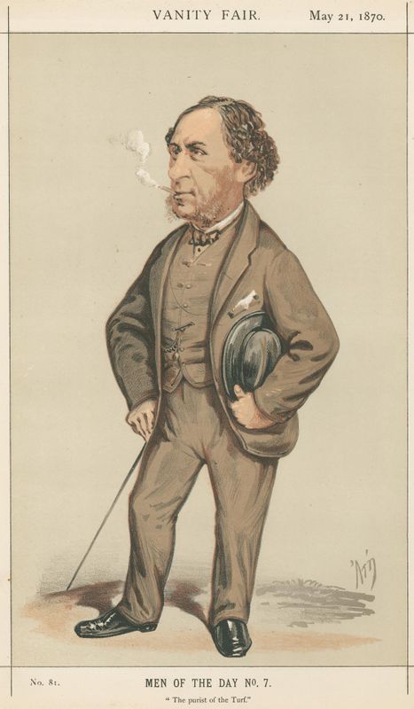 Vanity Fair: Turf Devotees; 'The Purist of the Turf', Sir Joseph Hawley, May 21, 1870