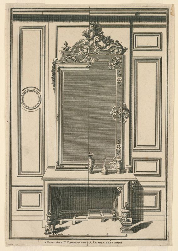 Design for Mantlepiece, from "Cheminées a la Royalle"