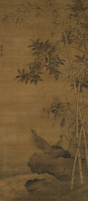 Quails and Bamboo