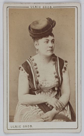 Portrait de Renoir (ou Renouard), actrice au Théâtre des Variétés.