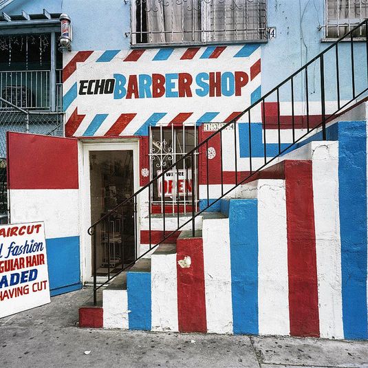 Echo Barbershop. Echo Park, Los Angeles, California