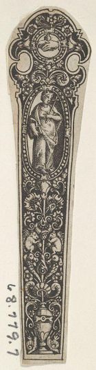 Copy of a Design for a Knife Handle with the Personification of Faith