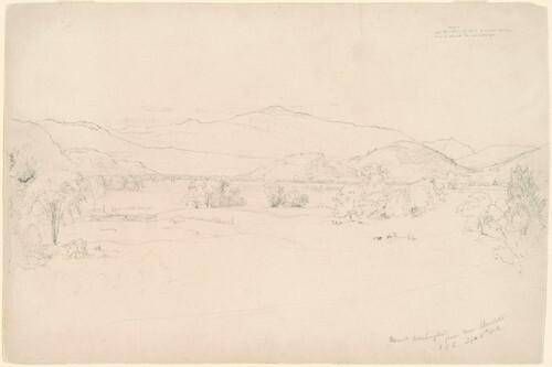 Study for "View of Mt. Washington"