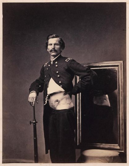 Major H. A. Barnum, Recovery after a Penetrating Gunshot Wound of the Abdomen with Perforation of the Left Ilium, from the Photographic Catalogue of the Surgical Section