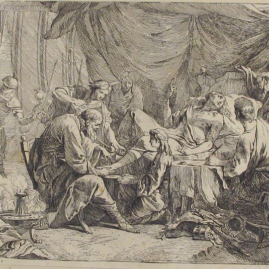 Death of Antiochus After His Fall