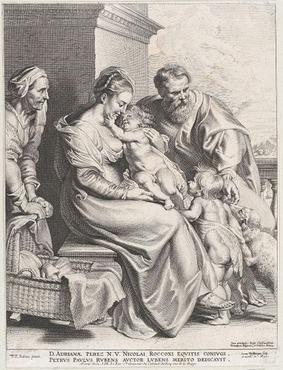 The Holy Family with Saint Elizabeth and John the Baptist as a Child