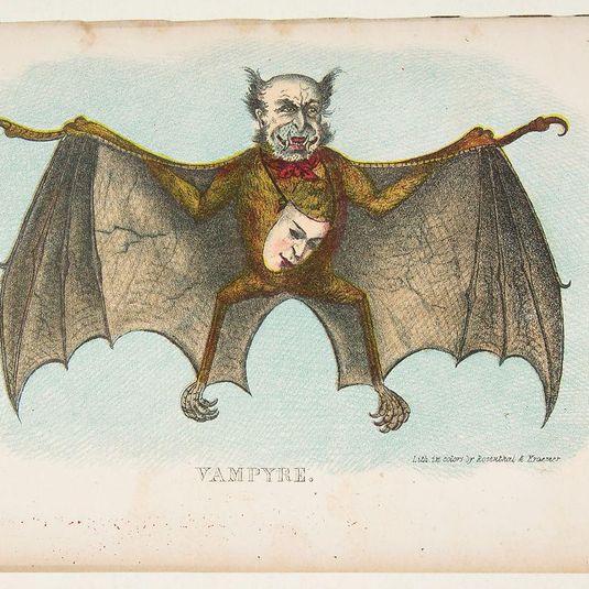 Vampyre, from The Comic Natural History of the Human Race