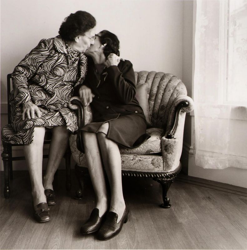 Annunziata Dinelli and Malvina Franceschini, from the series Siblings