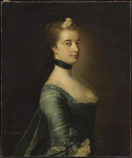 Miss Walpole, Afterwards the Hon. Mrs. Keppel (one of pair)