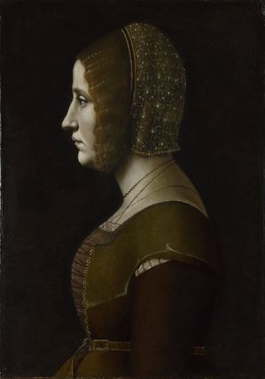 Portrait of a Woman in Profile