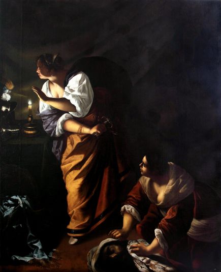 Giuditta con la sua ancella (Artemisia Gentileschi Napoli)