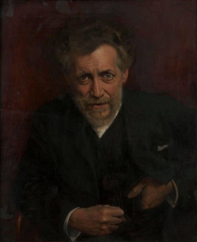 Portrait of Professor Edmund Hellmer