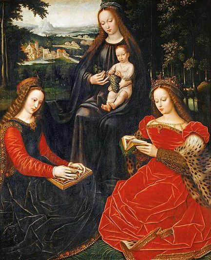 Virgin and Child Between Saint Catherine and Saint Barbara