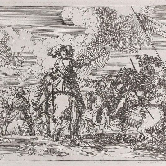 Plate 8: the march to the battlefield