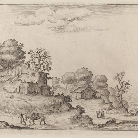 Rustic Landscape with Peasants and Horses