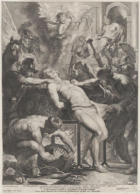Saint Lawrence at the Stake
