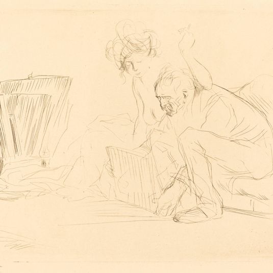 The Model's Rest (second plate)
