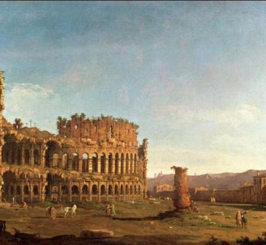 Colosseum and Arch of Constantine (Rome)