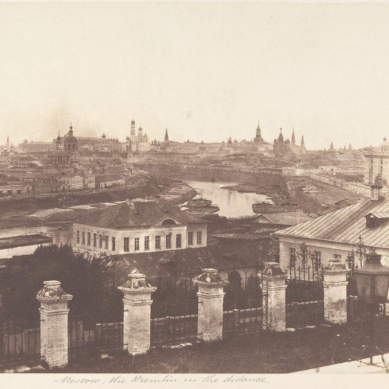 Moscow, the Kremlin in the Distance