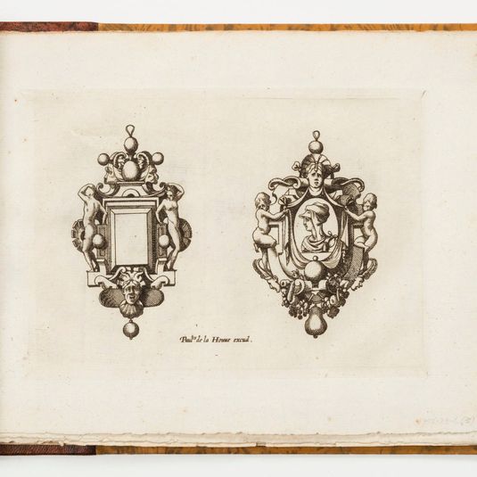 Plate 5, from Livre de bijouterie (Book of Designs for Goldsmiths and Jewelers)