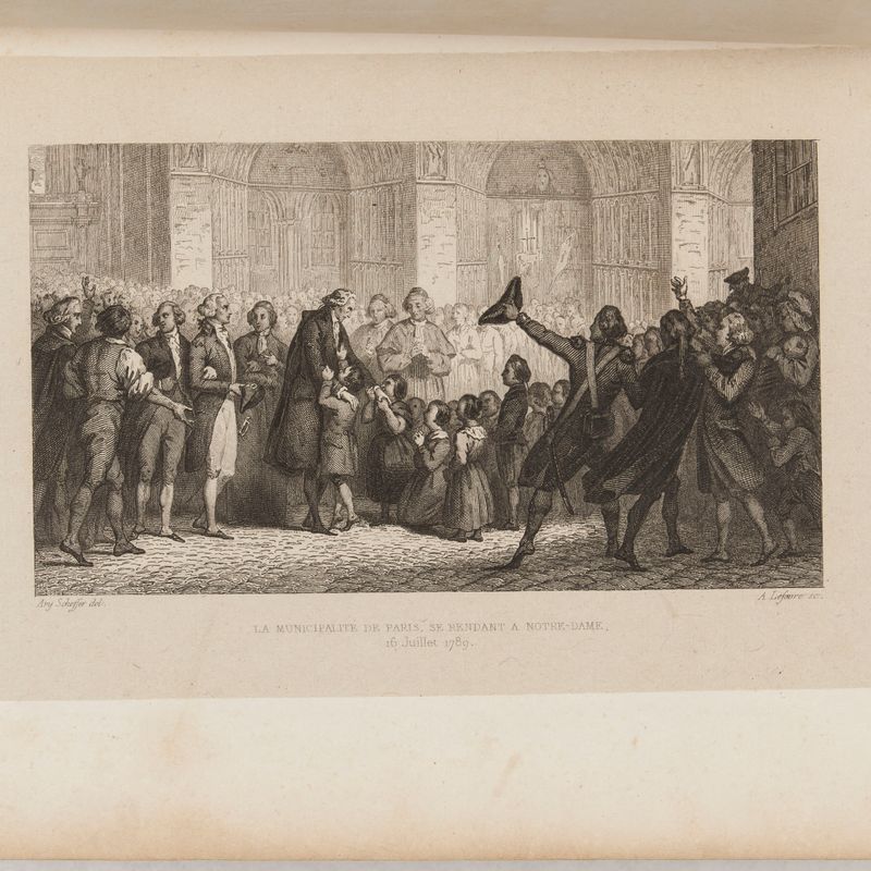 Recueil de gravures d'illustration pour l'Histoire de la Révolution de Thiers
