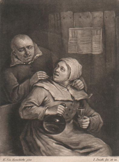 Man and Woman Drinking