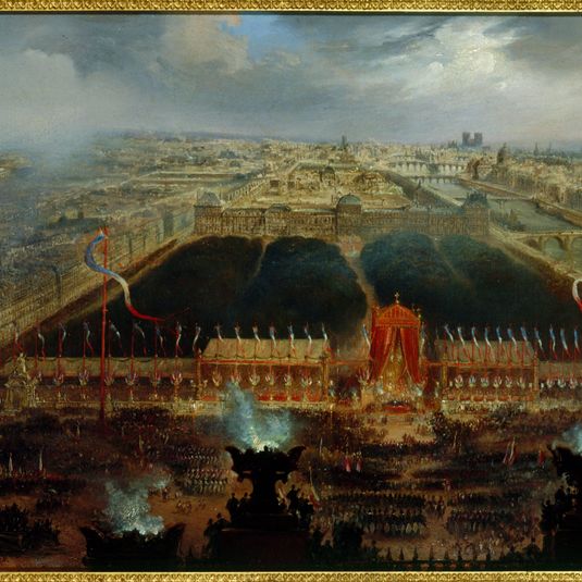 Fête de la Constitution sur la place de la Concorde, le 12 novembre 1848