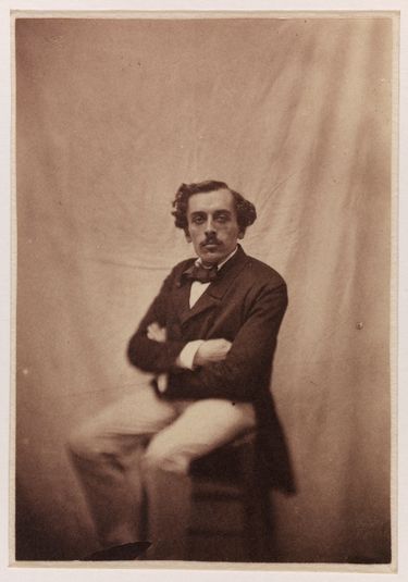 Portrait d'Ernest Lacan (1828-1879), journaliste et bibliothécaire.