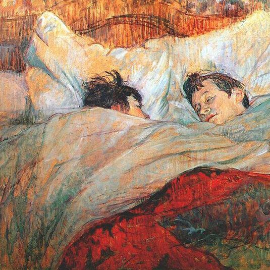 In bed (Toulouse-Lautrec)