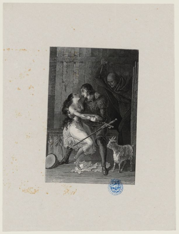 [Notre-Dame de Paris, Livre septième.] La Esmeralda, Phœbus et Claude Frollo