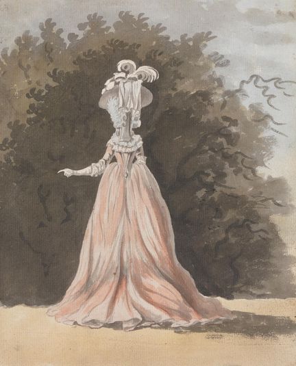 Figure Study of a Lady (back view)