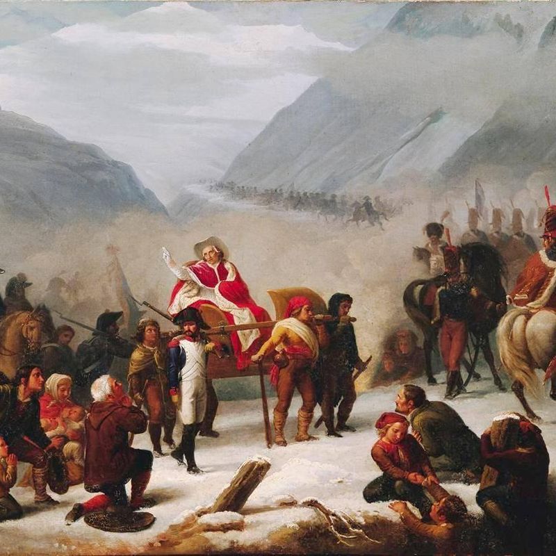 Pope Pius VII Crossing the Alps