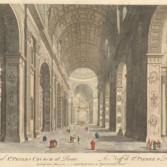 The Inside of St. Peters Church at Rome