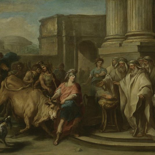 Theseus Taming the Bull of Marathon