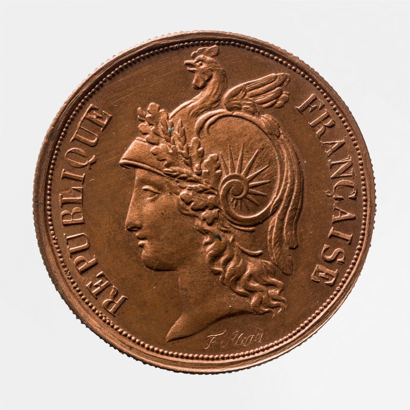 Piefort pour essai de la pièce de 10 centimes de la Deuxième République, 1848