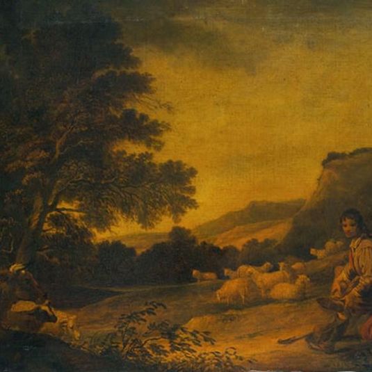 Landscape with Cattle (A Young Sheperd with his Flock)