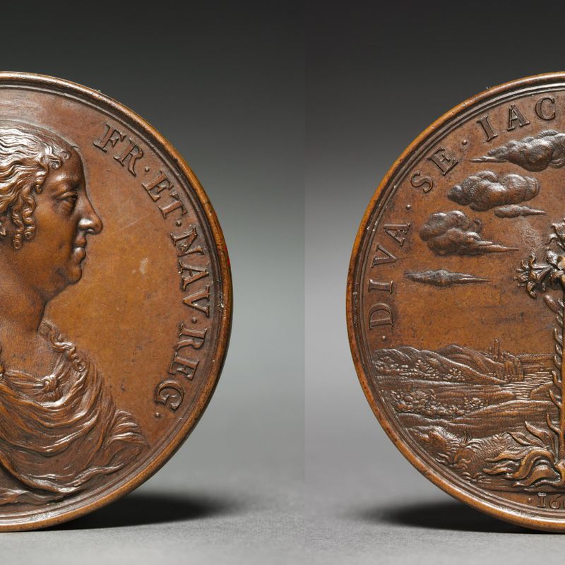 Medal of Anne of Austria (obverse) and (reverse)