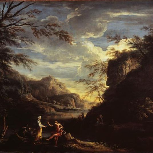 River Landscape with Apollo and the Cumaean Sibyl