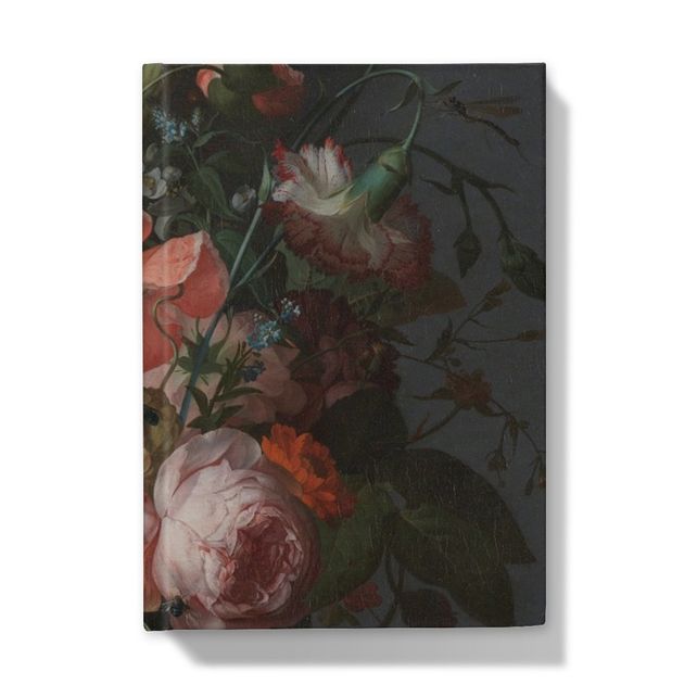 Still Life with Flowers on a Marble Tabletop, Rachel Ruysch, 1716 Hardback Journal Smartify Essentials
