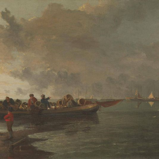 A Barge with a Wounded Soldier