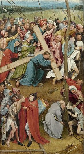Cristo con la Cruz a cuestas (El Bosco, Viena)
